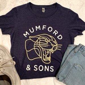 Mumford and Sons concert merch t-shirt